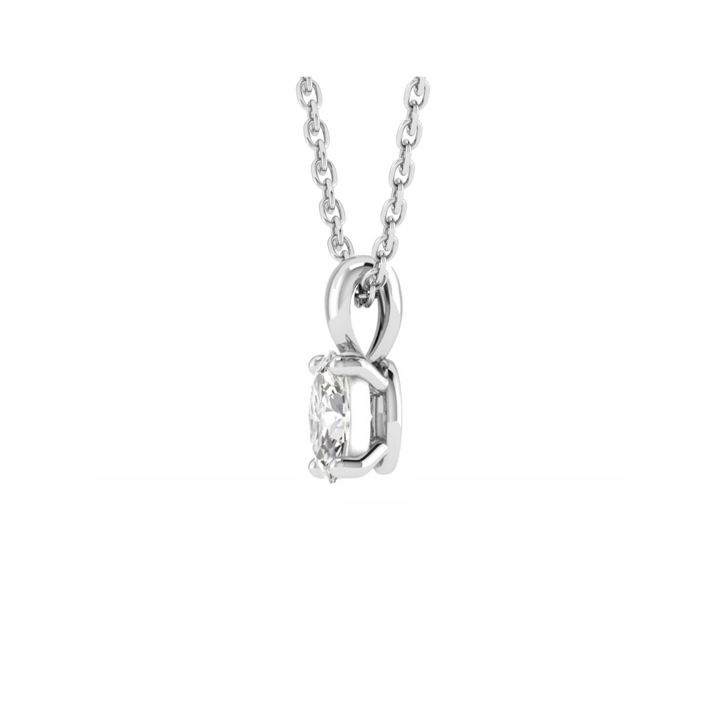 18ct Cool Necklaces For Girls Looking Gorgeous Mt OV 7x5mm 0.65gm