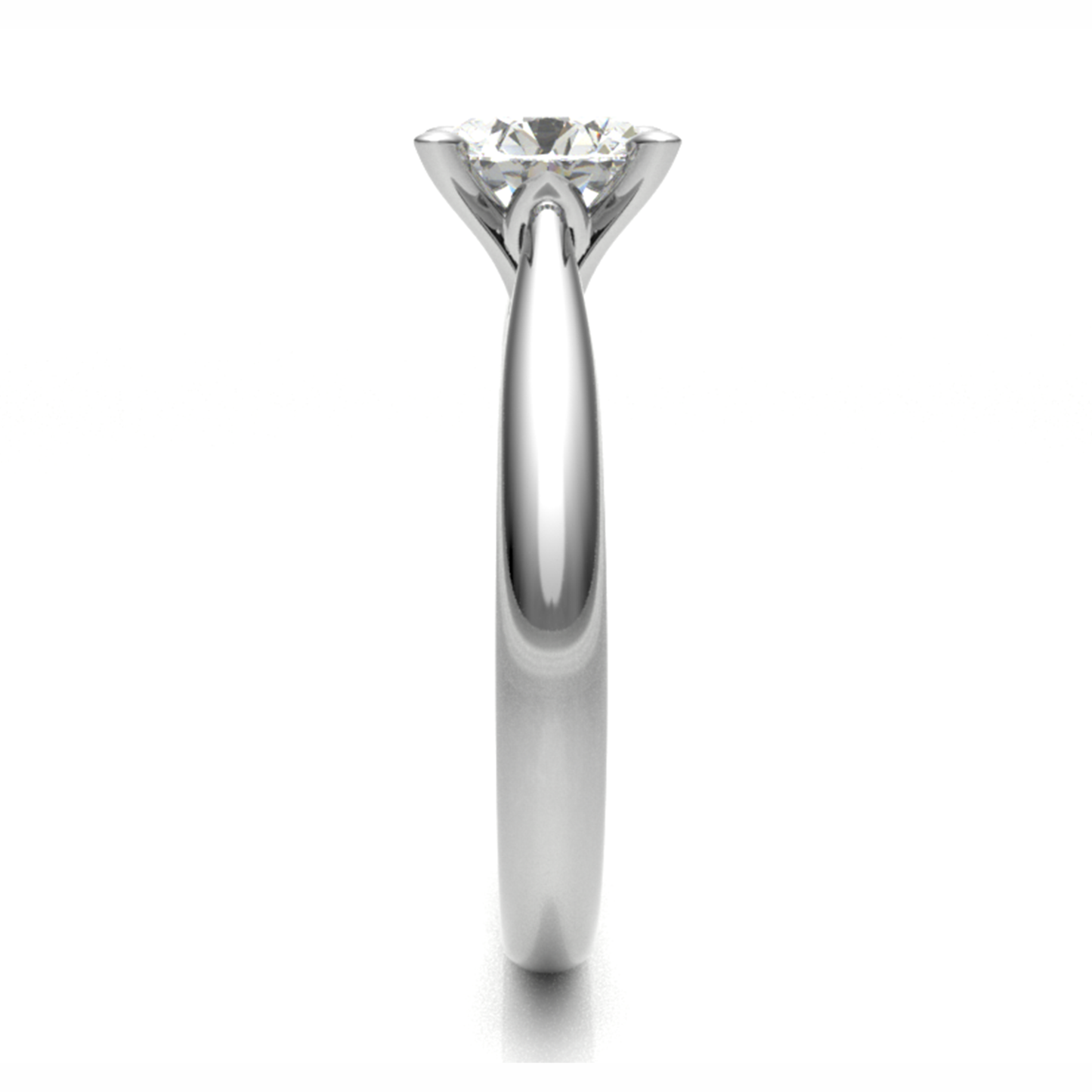 18ct diamond septum promise ring 4.0mm M 2.07gm