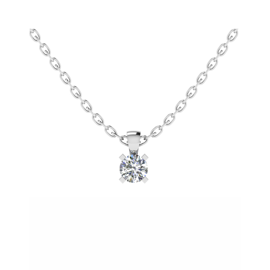 18CT Round Druzy Necklace for Girls Mt RD 7.0mm 1.41gm