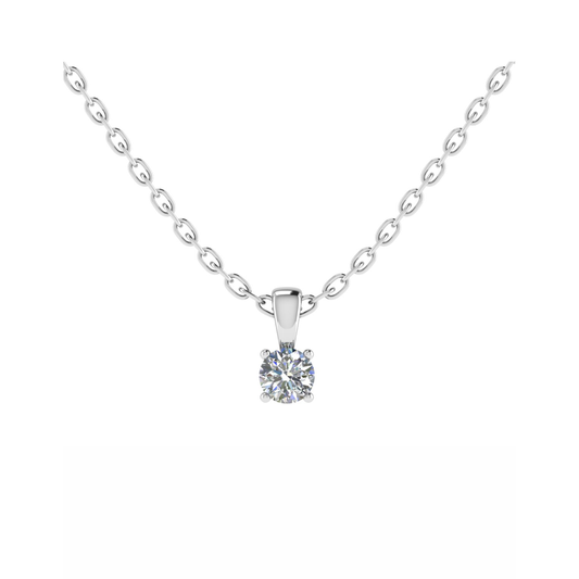 18CT Plain Beautifully Broken Necklace Mt RD 5.5mm 0.55gm