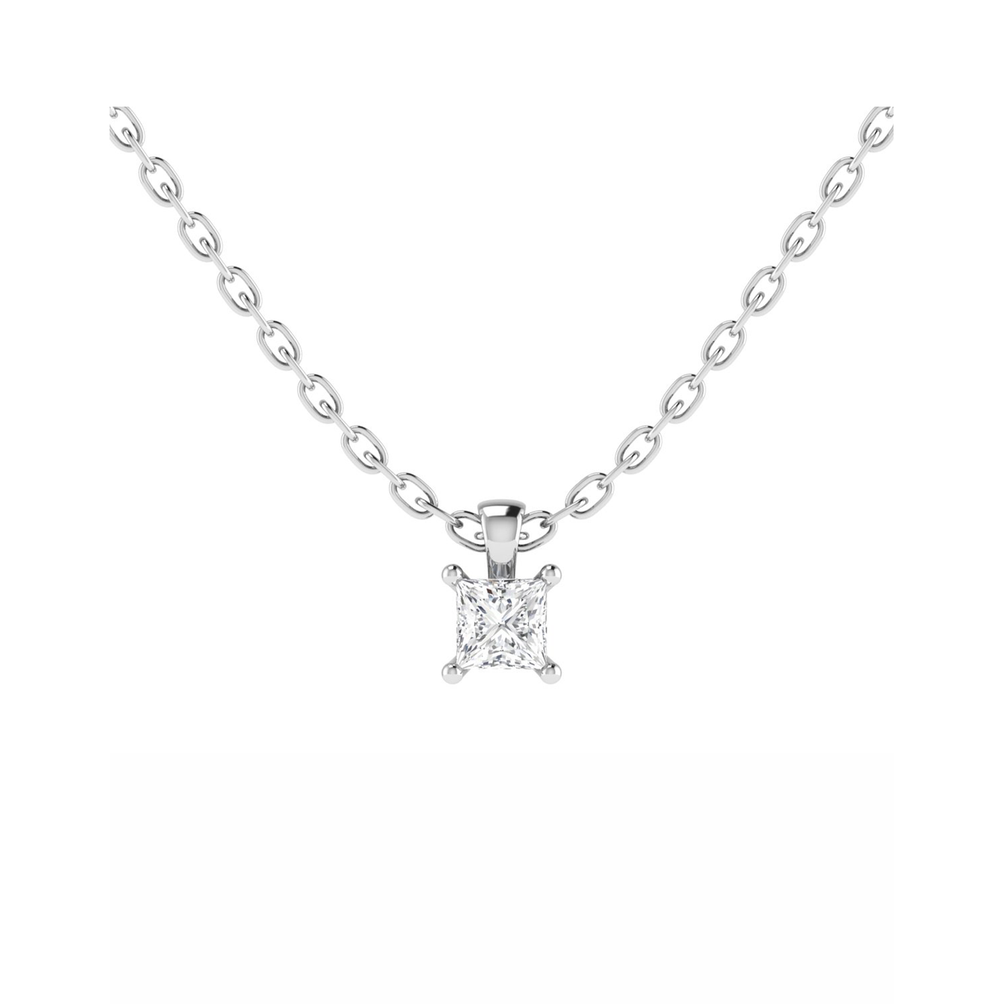 18CT Gold Necklace Stack with chain Mt PC 5.0mm 0.67gm