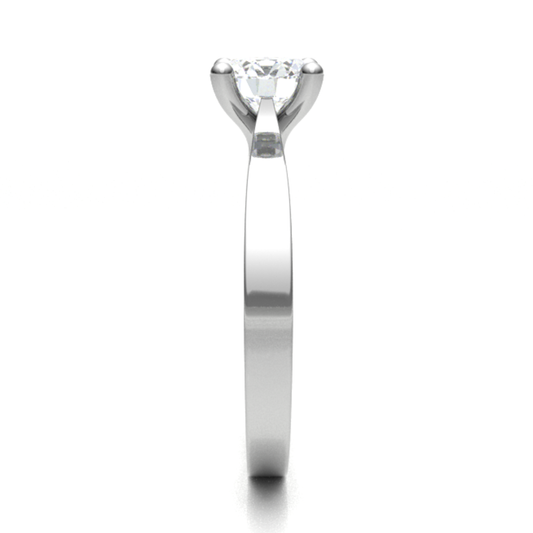 18ct gleaming promise rings ring 4.0mm 2.85gm