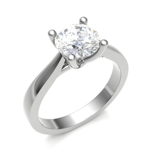 18 Carat floating diamond ring
