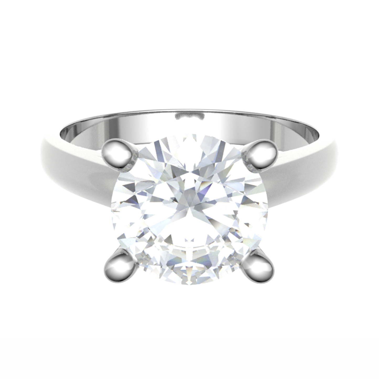 trillion-cut diamond ring 18CT