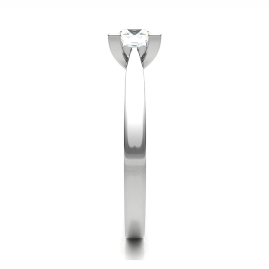 18CT Square Cut Sterling gold Ring 3.8mm 2.39gm
