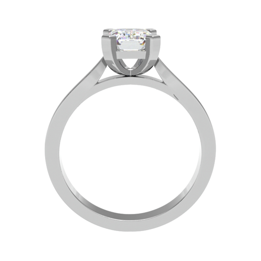 18CT engagement big diamond ring 8.0x6.0mm 3.36gm