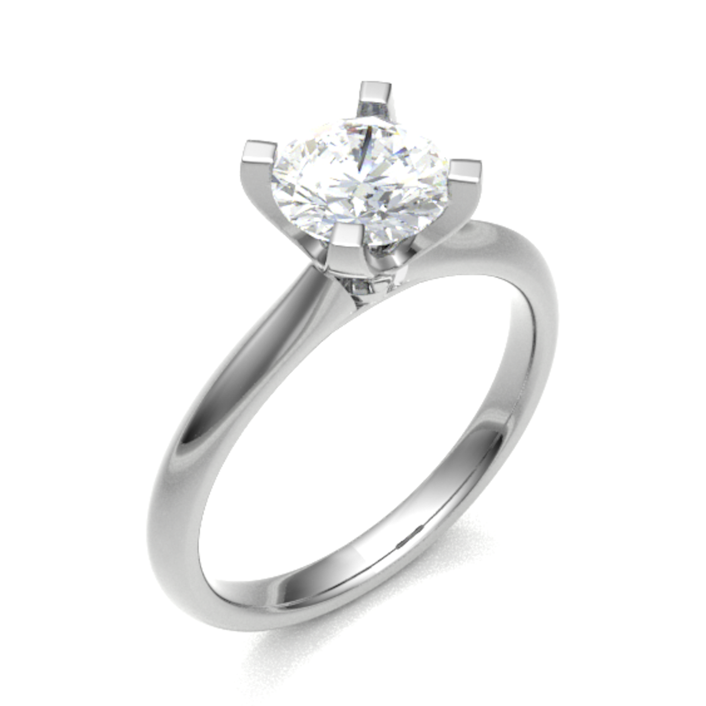 18ct stunning clean diamond ring 7.0mm M 2.76gm