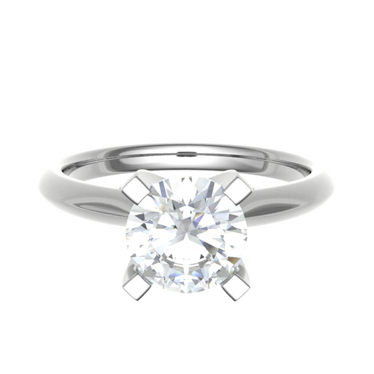 18ct stunning clean diamond ring 7.0mm M 2.76gm