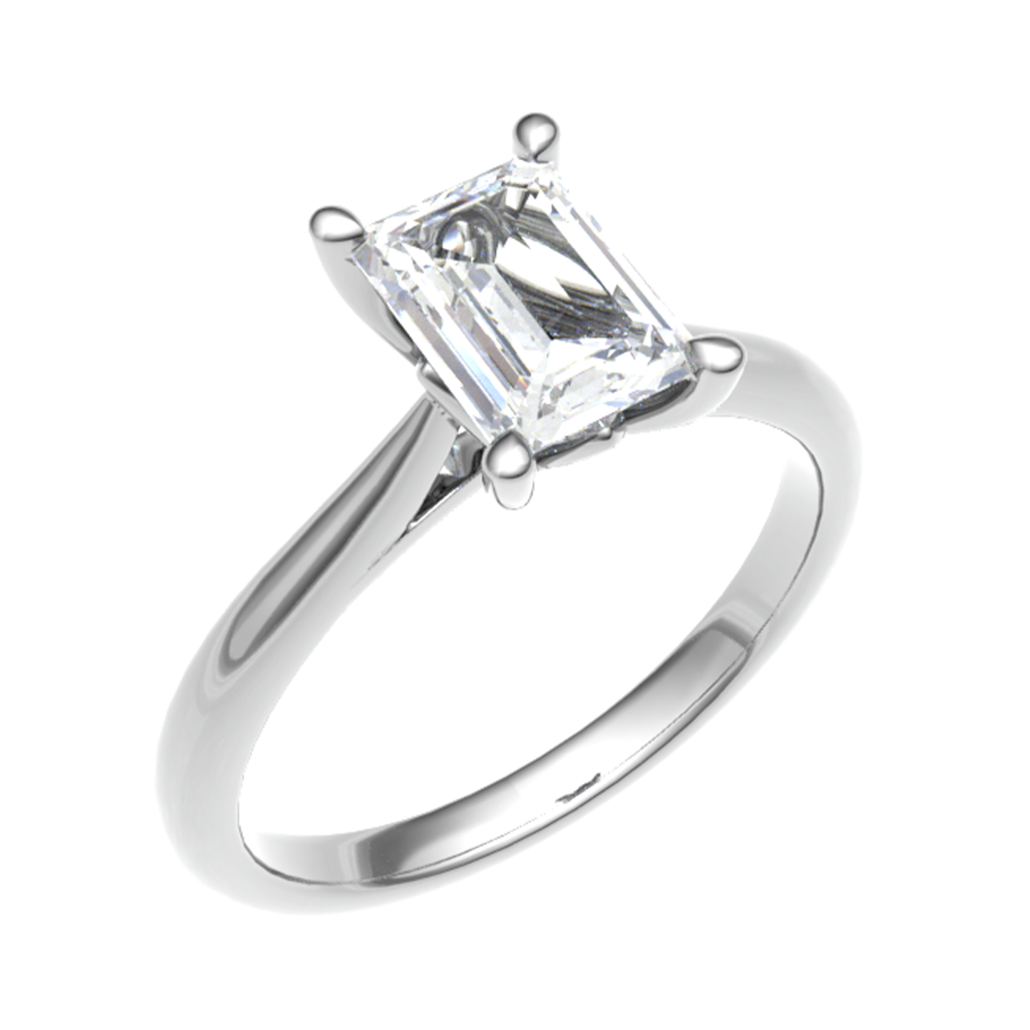 White gold promise ring 18TT(YG)